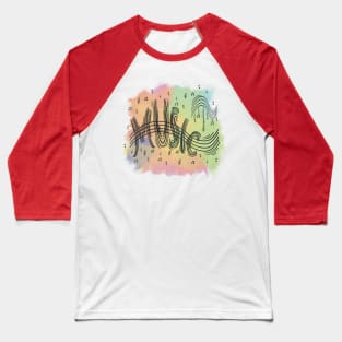 Musical note lovers Baseball T-Shirt